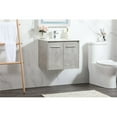 thumbnail image 2 of 24 inch single bathroom vanity in concrete grey, 2 of 8