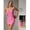 Pink-XL, variant on Pink Halter Neck Backless Bandage Mini Dress With Tummy Control