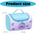 thumbnail image 3 of Multi Layer Travel Cosmetic Storage Bag Water Resistant PU Materials Lovely Cartoon Makeup Organizers With Hand Strap, 3 of 8