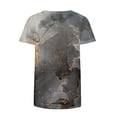 thumbnail image 5 of Okbop Embroidered Tops for Women,Fashion Summer Round-Neck Short Sleeve Print Casual T-Shirt Women Blouse Cow Print Shirt, 5 of 5