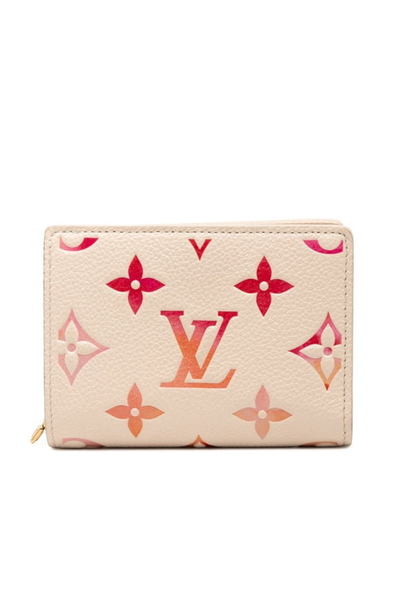 Pre-Owned Louis Vuitton Monogram Empreinte Portefeuille Claire Bifold Wallet M83481... (Good)