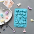 thumbnail image 6 of DUOYOU Halloween Chocolate Molds Silicone Candy Mold Skull Pumpkin Bat Ghost Witch Hat Shapes For Baking Cake And Dessert Making Candy Mold Set, 6 of 7