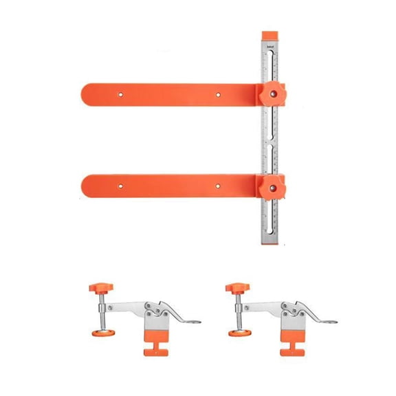 Drawer Slide Installation Jig Kit Precise Cabinet Hardware Jig for Cabinet and Shelf Installation