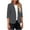 Dark Gray, variant on BLTIBY Blazers Cardigan for Women Fall Business Casual Solid Color Lightweight Outwear Open Front Jackets White L