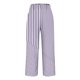 thumbnail image 4 of Amzcrzy Pantalones De Lino Mujer Capri Rayas Moda Pierna Recta Ligeros Holgados Casuales Playa Vacaciones Verano Con Bolsillos Tallas S-2XL Morado, 4 of 5