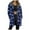 Navy, variant on larppty Cozy Women's Teddy Hoodie Jacket - Christmas Transition Long Warm Fleece Plush Elegant Winter Outerwear(Beige,XXXL)