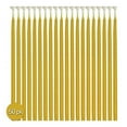 thumbnail image 6 of Hyoola, 9 Inch x 1/4 Handmade All Natural Beeswax Taper Candles - Yellow Unscented (50 Pack), 6 of 6