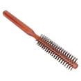thumbnail image 2 of Round Styling Soft Smooth Hair Brush Curling Roller Hairbrush Small Wood Brush Unisex for Blow Drying Home Use, 2 of 6