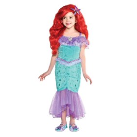 Ariel Halloween Costume for Girls, The Little Mermaid, Small