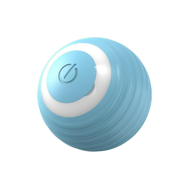 Bouncing Rolling Ball Smart Moving Cat Toy Ball for Kitty Kitten Hunting Blue