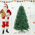 thumbnail image 3 of Gymax 6 FT Artificial Christmas Tree Hinged Christmas Tree w/ 1355 Lush Branch Tips, 3 of 10