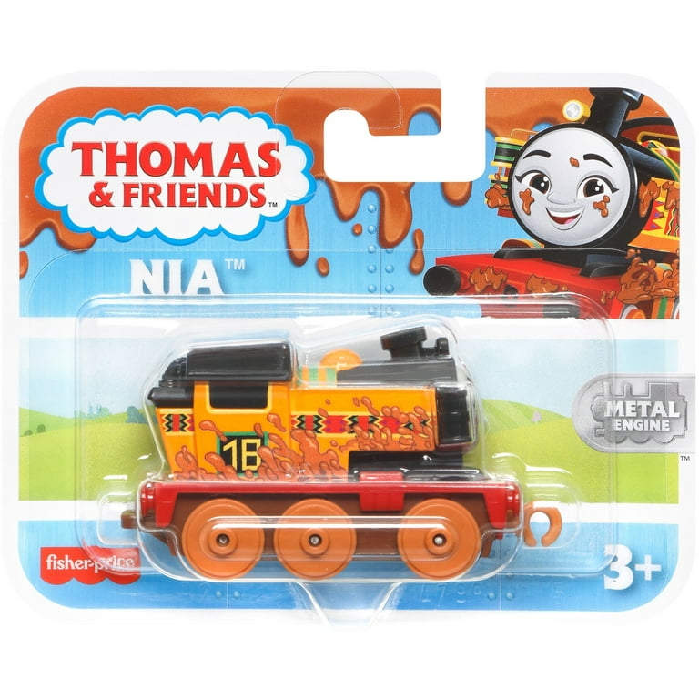 Fisher-Price Thomas Friends Mud Run Nia Push-Along Engine