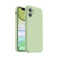 thumbnail image 1 of Chenchen Compatible with iPhone 11 Case, Upgraded Liquid Silicone with [Flat Edges] [Camera Protection] [Soft Anti-Scratch Microfiber Lining] Phone Case for iPhone 11 6.1 inch - Matcha, 1 of 1