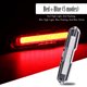 thumbnail image 2 of Luz trasera LED para bicicleta: recargable por USB, luces rojas y azules, 2 of 10