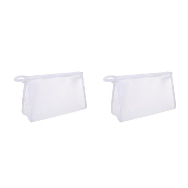 Bolsa de cosméticos de viaje Matsuzay multifuncional impermeable Blanco L 2Conjunto