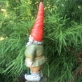 thumbnail image 2 of Homestyles 20"H "Rumple" the Classic Old World Garden Gnome with Thumbs Up Extra Large Outdoor Statue, 2 of 3