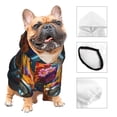 thumbnail image 4 of Uemuo Flower Covered Vintage Car for Winter Dog Hoodie Sweatshirts with Pockets Warm Dog Clothes for Small Dogs Chihuahua-Large, 4 of 8