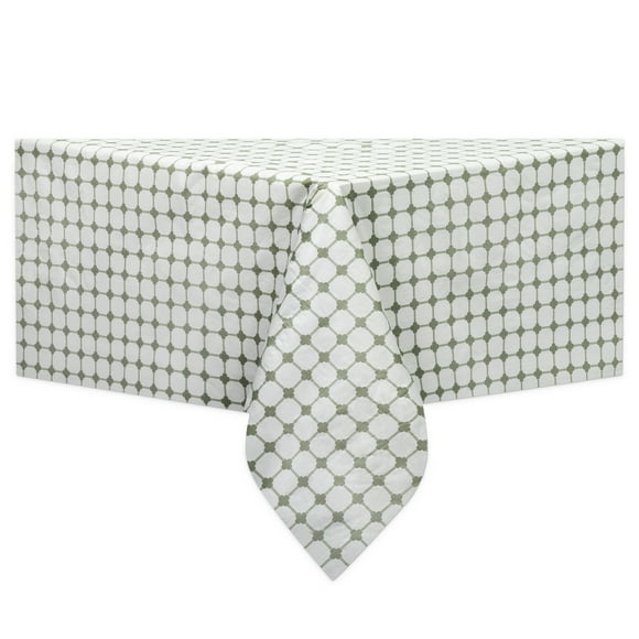 Mainstays PEVA Tablecloth, 100% Polyester, Non-woven Flannel Backing