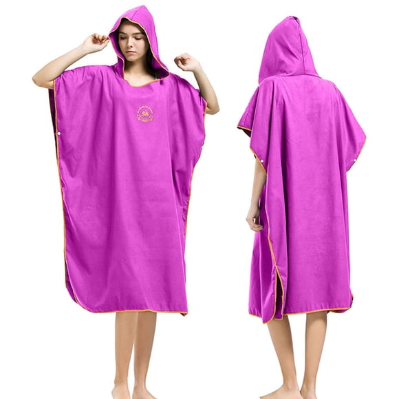 Bata Surf Poncho Hiturbo, con capucha, de secado rápido, 112 cm
