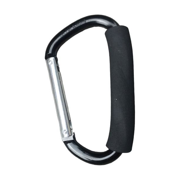 Mosquetón Soidarity Hebilla de Esponja Recortada Escalada Negro 140*80mm
