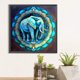 thumbnail image 4 of Pintura De Diamante 5D DIY Kit De Elefante De Taladro Redondo Completo Decoración 40x40cm, 4 of 9