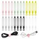 thumbnail image 1 of Paquete de 24 Bridas para Cables Reutilizables, Correas Ajustables Silicona para Cables de 4,2 Pulgadas, Organizador de Cables, Envoltura de Cable y Bucle Gancho (Paquete de 24), 1 of 5