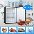 thumbnail image 3 of Giantex Compact Upright Freezer, Mechanical Control Freezer w/7 Grade Adjustable Thermostat, 3 of 9