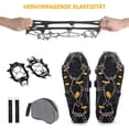 thumbnail image 3 of 19 Crampons en Acier Inoxydable pour Traction sur Glace, Antidérapants, pour Bottes, Chaussures, Protection Sûre pour Randonnée, Marche, Escalade, Jogging sur Glace, Neige, Sable, 3 of 7