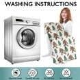 thumbnail image 6 of Wearable Oversized Blanket,White Bigfoot and Tree Pattern Wearable Blanket Hoodie for Adults,Cozy Hooded Blankets with Super Pockets,Super Warm Fuzzy Pullover for Women & Men, 6 of 6