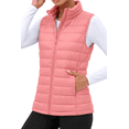 thumbnail image 3 of Fantaslook Duck Down Womens Puffer Vest Packable Quilted Sleeveless Zip Up Coat Water-Resistant Winter Outerwear with Pockets, 3 of 9