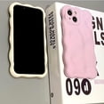 thumbnail image 2 of Lovely Curly Wave Frame Case for iPhone 14 Pro Max Purple Meteorite Pattern, Fashion Trendy Creative Woman Case for iPhone 14 Pro, Soft Silicone Protective Case for iPhone 14 Pro Max, 2 of 13
