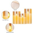 thumbnail image 3 of Zootealy LED Flameless Candle Set with Remote Control and Glass Holders - Realistic Flickering Warm Light, Long-lasting Battery Operated Candles for Home Decor, Parties, and Special Occasions, 3 of 7
