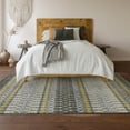 thumbnail image 6 of Addison Rugs Mayfield Washable Transitional Tribal, Diamond Gray Rectangle Rug, 2'6" x 3'10", 6 of 6