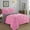 Pink/Gray, variant on Elegant Comfort Reversible Comforter Set, All Season, Box-stitched Down Alternative, King/california King, Orange/brown