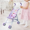 thumbnail image 1 of BELOVING Poussette pour Poupée (Poupée Non Incluse) Poussette Pliable pour Poupée Jouet pour Filles Violet, 1 of 10