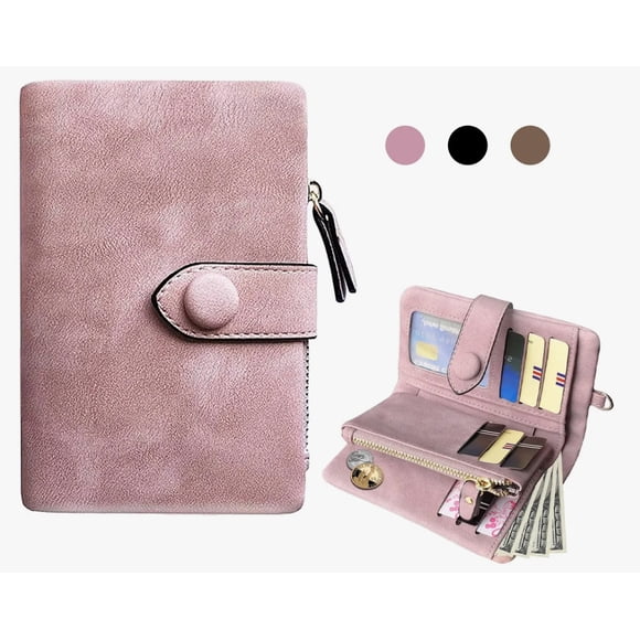 Billetera Elegante Para Carteras Mujer, Perfecta Como Cartera Modelo Rosa