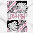 thumbnail image 2 of Sassy Betty Boop Paisley Kisses Women's Plus Size Graphic Tee Brisco Brands 2X, 2 of 6