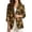 Black - Sunflower Skull Pumpkin, variant on Black Cat Print Women's Lightweight Blazer Jacket Soft Blazer, Pumpkin Bat Pattern, Soft Breathable Fabric, Lapel Button Front, for Halloween Parties, Festive, Holiday Outings, XL