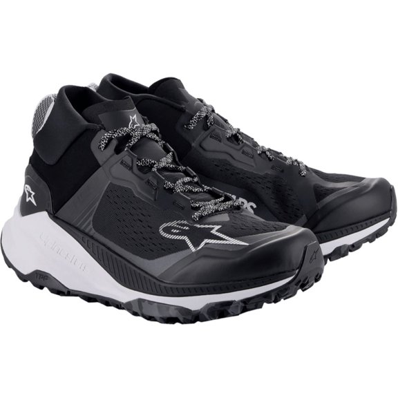 Alpinestars Adult Meta XR V2 Shoes - Black/White/Dark Gray / 7