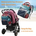 thumbnail image 4 of Mochila para pañales Astro Alan Baby con cambiador, color rojo, 4 of 7