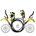 thumbnail image 2 of Hydraulic Disc Brake Set Modification Professional Bikes Accessories Bicycle Parts Cycling Accessories Braking Kit Modified Part Golden Double Sides/Discs, 2 of 9