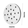 thumbnail image 4 of 150mm Diameter Soft Buffer Sponge Interface Cushion Pad for Sponge Sanding Pads Sanding Pads (15 holes), 4 of 6