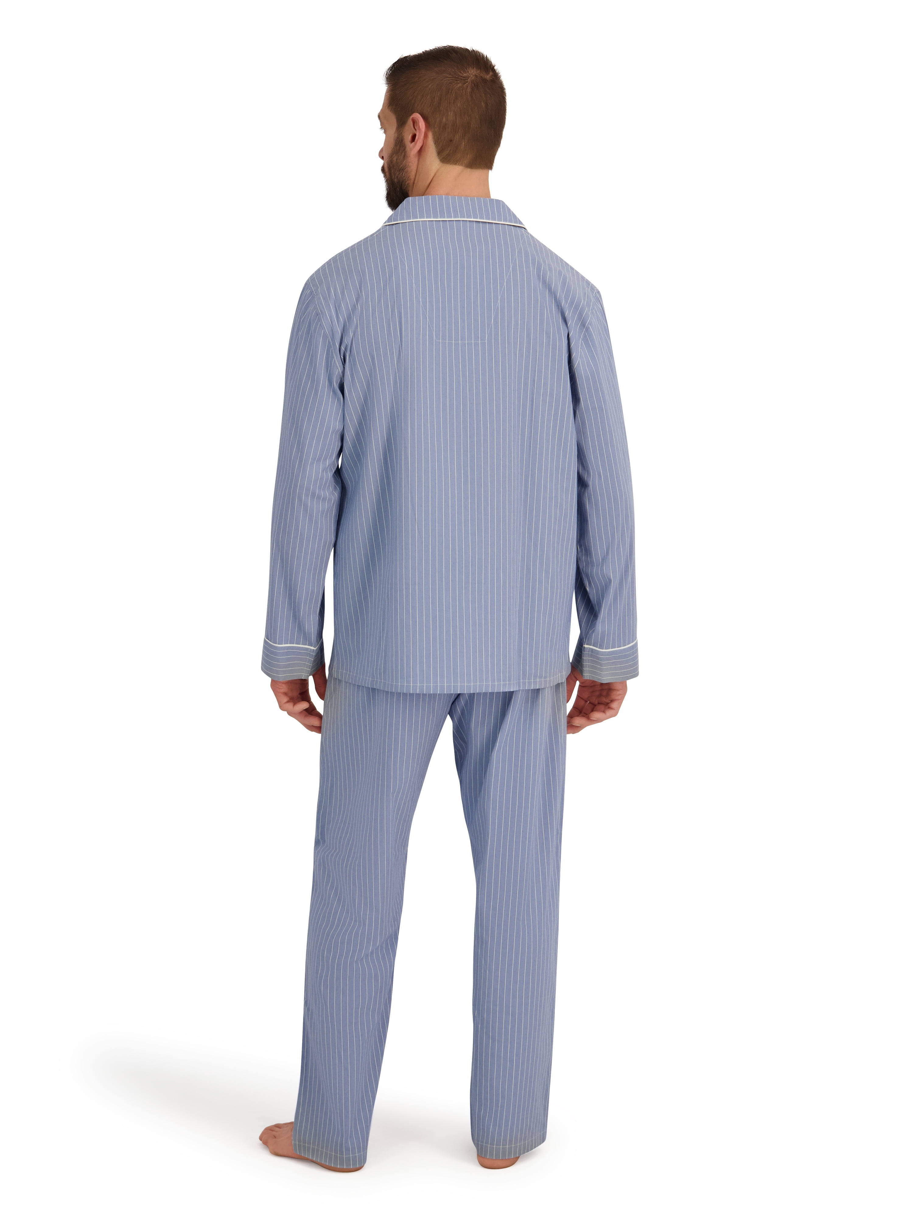 Hanes Men's Stretch Woven Pajama Set, 2-Piece, Sizes S-2XL