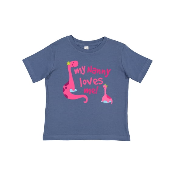 Inktastic My Nanny Loves Me Girls Baby T-Shirt