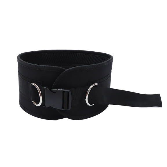 FONDOTIN Black Weighted Waist Belt for Strength Training, Pull Ups, and Core Support with Ergonomic Contoured Design