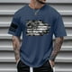 thumbnail image 2 of Playeras Basicas Algodon Hombre Camiseta Con Estampado Digital 2D Para Hombre, Camisa De Manga Corta Con Solapa Superior, 2 of 5