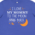 thumbnail image 4 of Inktastic I Love My Mommy to the Moon and Back Youth T-Shirt, 4 of 5