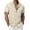 Beige, variant on Hawaiian Shirts for Men Tropital Graphic Button Down Shirt Cozy Short Sleeve Lapel Beach Vacation Shirts Army Green S