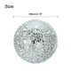thumbnail image 2 of Uxcell 3Pcs Bolas de Vidrio Decorativas de 3.15 pulgadas, Bolas de Centro de Mosaico para Decorar Tazones, Plata Blanca, 2 of 5