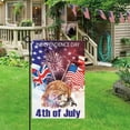 thumbnail image 6 of 4th of July Patriotic Welcome Garden Flag America Memorial Day Red White Star USA Flags Outside Decoration US Eagle Flag Outdoor Yard Small Flag Double Sided 12x18 Inches,Garden Flag, 6 of 6